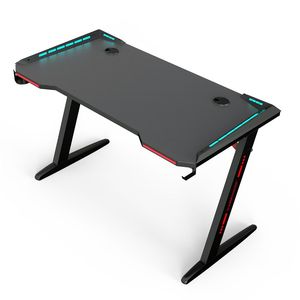 Beisijie Precio al por mayor Z-Frame Mesa estable para Gamer Mesa de juegos usada Escritorio de computadora con luz RGB - Product Image 6