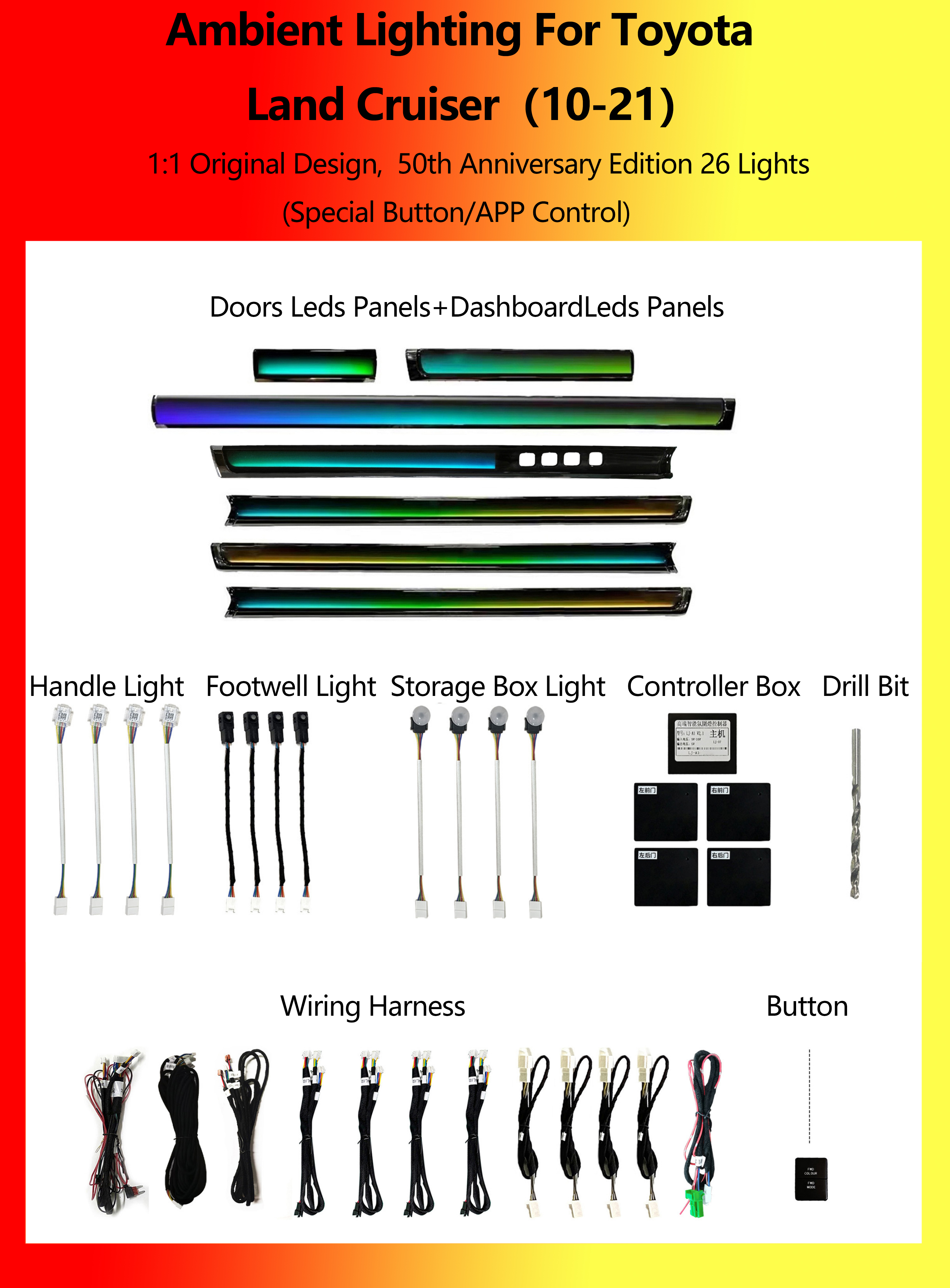Toyota Land Cruiser Edición 50 Aniversario 26 Luces