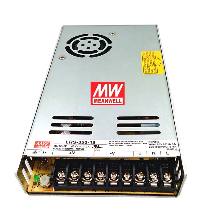 MEAN WELL LRS-350-48 DC 48V 7.3A 350.4W高品質Meanwell AC/DC350Wシングル出力スイッチング電源