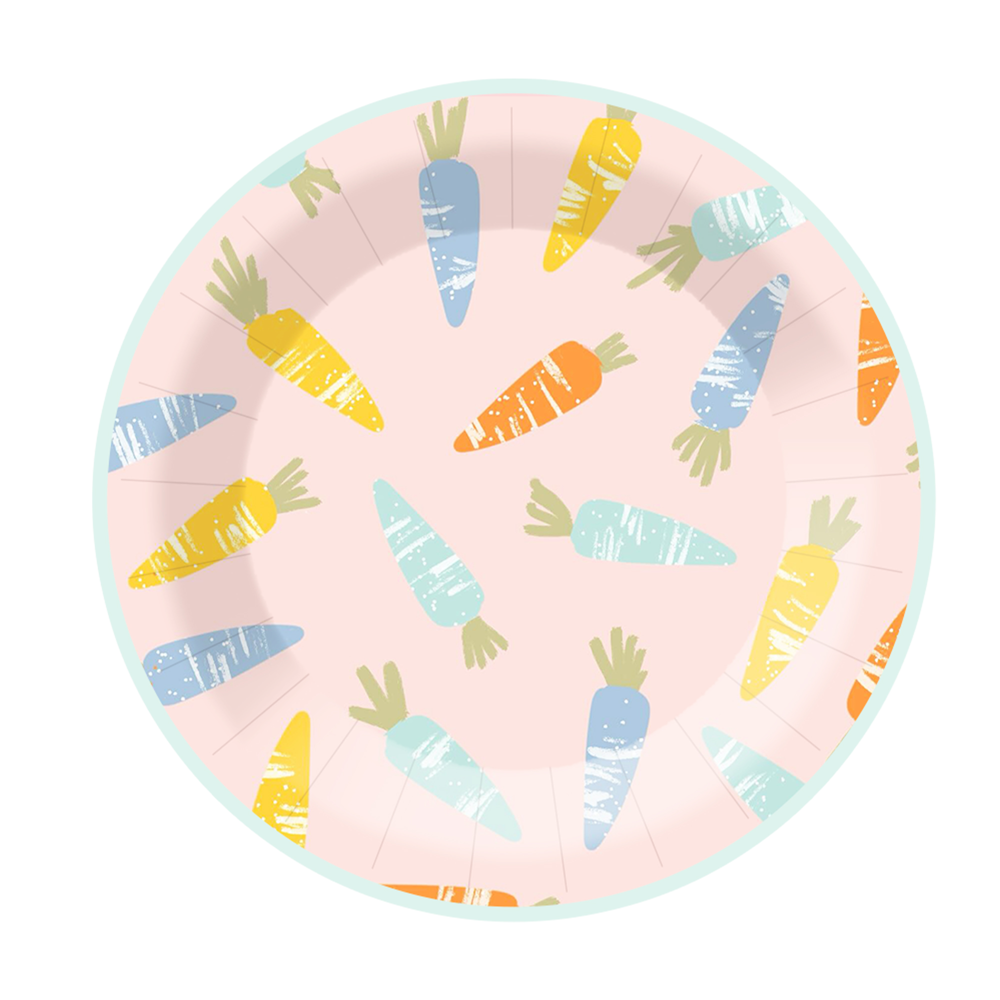 Plato de papel de 9 pulgadas * 8 unidades