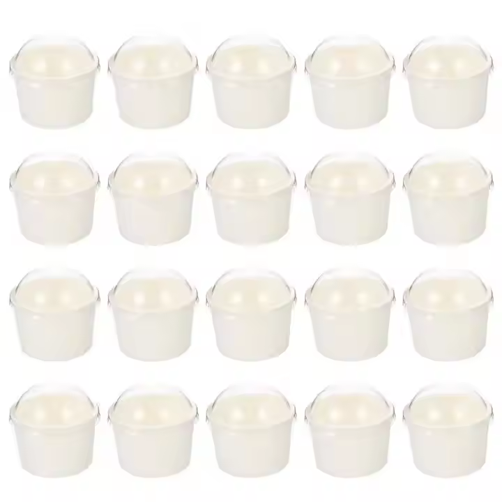 Vaso de papel para helado blanco sku-12