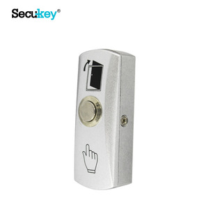 Interruttore di rilascio della porta con pulsante di uscita in alluminio senza contatto di uscita/COM per sistema di controllo accessi - Product Image 2