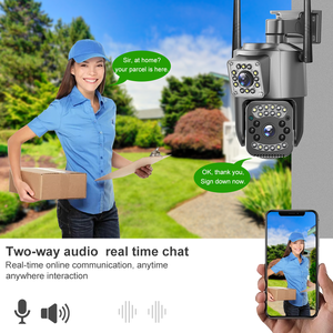 2024 neue doppellinse 1080p kabellos HIKWIFI außen wasserdicht WLAN CCTV Sicherheit Ip Kamera 4G Sim Card V380 Pro Netzwerk Kamera - Product Image 6