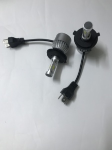 S2 H4 Hi/düşük 72W 8000LM COB araba ledi far H4 işın ampul kafa lambası sis işık 12V-24V oto aksesuarları parçaları