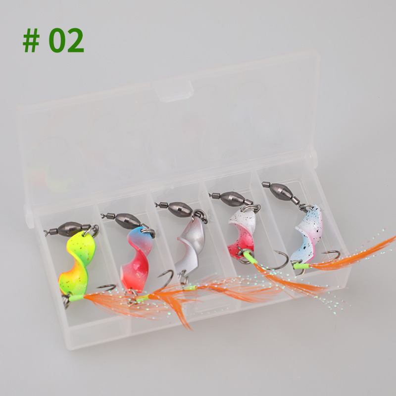 Set da 5 pezzi - gancio per capelli arancione