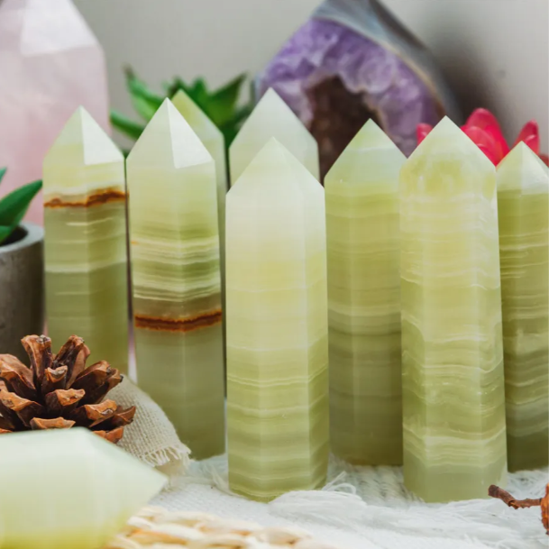 Punta di onice pistacchio