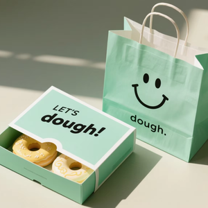 Tùy chỉnh thực phẩm Gói Giấy hộp Cookie đóng gói bánh rán dễ dàng gấp Hộp giấy cho Bánh Ngọt Bánh Quy Bánh Snack - Product Image 3