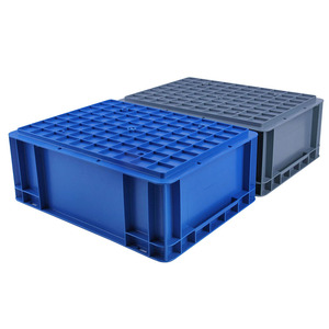 Contenedor de plástico apilable de gran capacidad tipo caja sólida para la venta u organización del hogar - Product Image 6