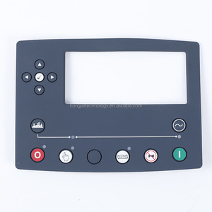Botón de teclado de pantalla de control principal de generador mecánico con teclados de silicona autoadhesivos 3M - Product Image 5