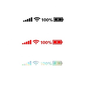 Mobile Phone WiFi signal Battery Power Sign Car Rear Windshield Creative Sticker <strong>Decal</strong> - Product Image 5