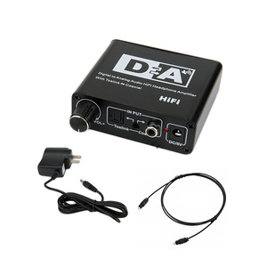 Hifi DAC Amp 3.5mm Digital to Analog Audio Converter Adapter Cox Ial <strong>Output</strong> to Optical Bi-directional Converter <strong>Decoder</strong>