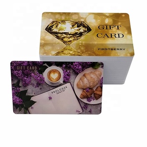 Mini-MOQ individueller Druck Barcode und einzigartiger Code Geschenk-Gutscheine mit Kunststoff-Karte - Product Image 3