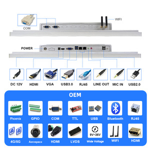 Manufacturing Execution <strong>System</strong> 10.1inch Industrial MES Panel Pc with Multispectral Dynamics Face Recognition Industrial Touch PC