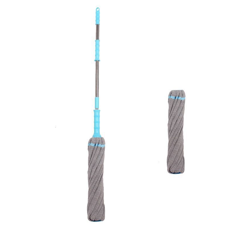 Two mop handles, 52cm towel cloth