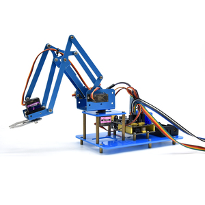 Keyes tudio 4DOF Metall 4-Achsen-Mini-Desktop-Roboterarm-Kit für den Arduino-Lern roboterarm