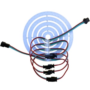 แผงจอแสดงผล LED ยืดหยุ่นได้สำหรับกระเป๋าเป้สะพายหลังระบบส่งสัญญาณไร้สายแบบ DIY 64*64สีเต็มรูปแบบ - Product Image 1
