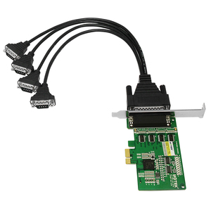 UOTEK工业PCI-E至RS-232串行卡PCIE至RS232 4端口高速DR44转换器Com DB9连接器UT-784适配器 - Product Image 4