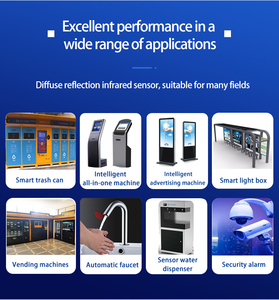 XKC-KD200 NPN elelelelay uteactive nnfrared iiffusion Reflect Uman bjest resresence roroximity ensors - Product Image 3
