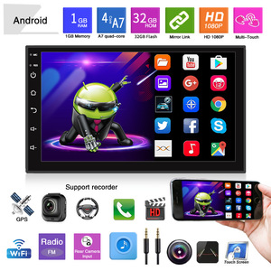 CarPlay-Funktion 7 Zoll 1 16G 2 Din GPS-Navigation Autozubehör eingebaut in Android IOS Auto <span class=keywords><strong>MP5</strong></span> Radio Stereo DVD-<span class=keywords><strong>Player</strong></span>
