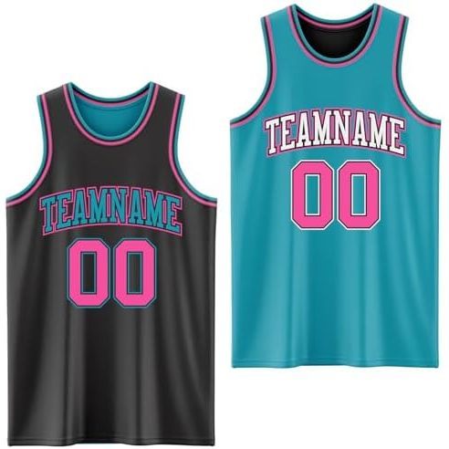 Black and Teal Green