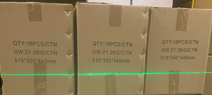 Lazer kılavuzu IP65 alüminyum 9-80VDC kırmızı yeşil Forklift rehberlik sistemi hat ışığı uzaktan kumanda ile - Product Image 5
