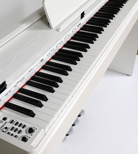 Piano digital piano órgano digital 88 teclas teclado ponderado con cubierta antipolvo panel de control MIDI con tres pedales