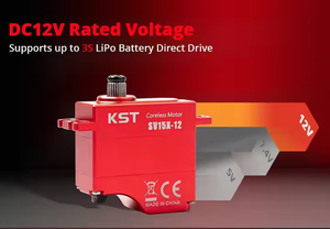 KST SV15X-12 Ultra-High Pressure High-Speed Hollow Cup Metal Medium-Sized Servo Remote Control Helicopter Designed for <strong>RC</strong> Use - Product Image 5