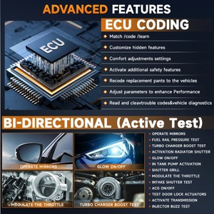 Bester ANCEL V6 HD Auto-Schwerlast-LKW-Scanner Alle Systeme DPF-Öl OBD-Diagnose werkzeug ECU-Codierung Programmierung BI-Richtung - Product Image 6