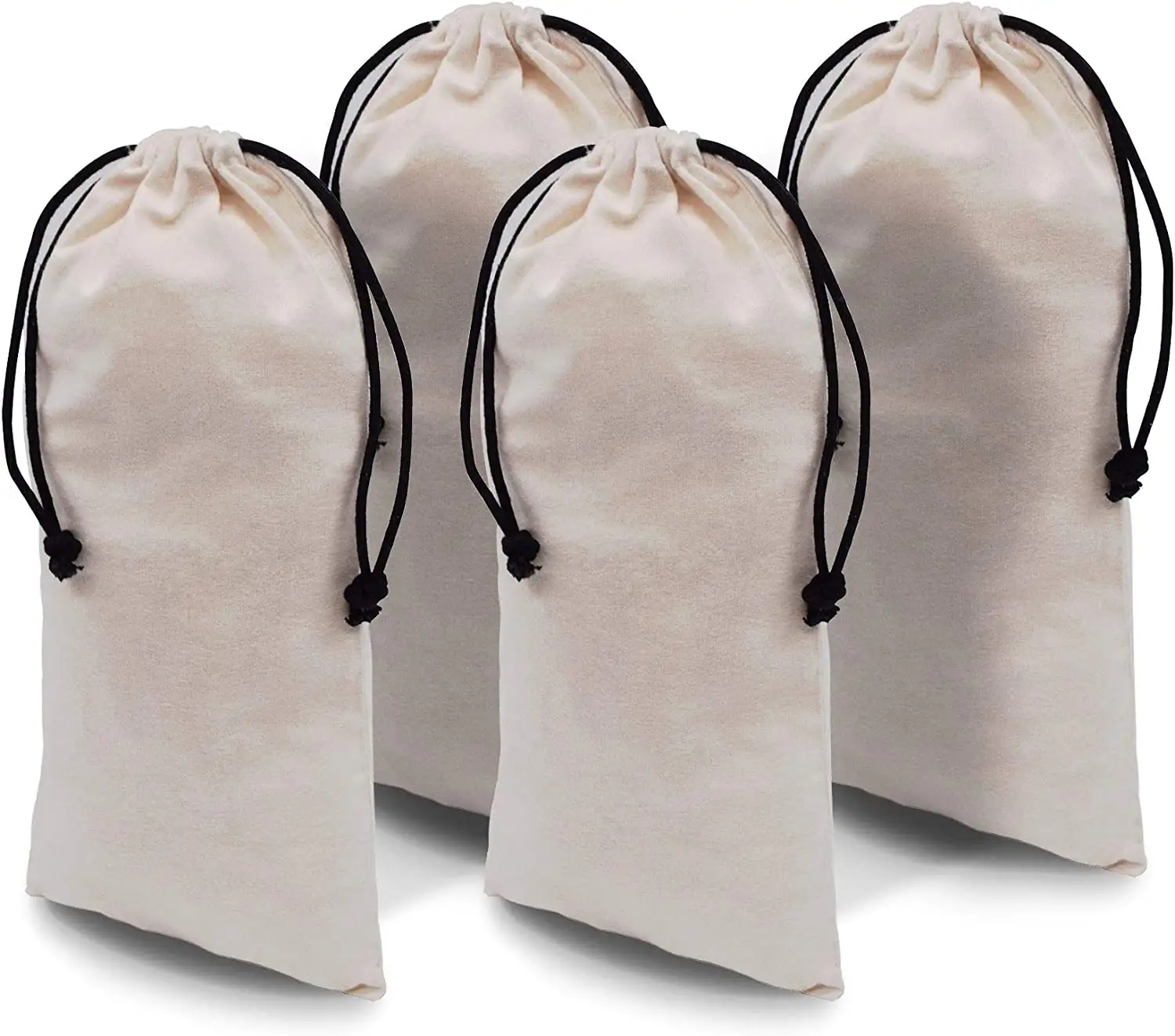 Canvas Cotton Drawstring Shoe Bags Cloth Dust Bag