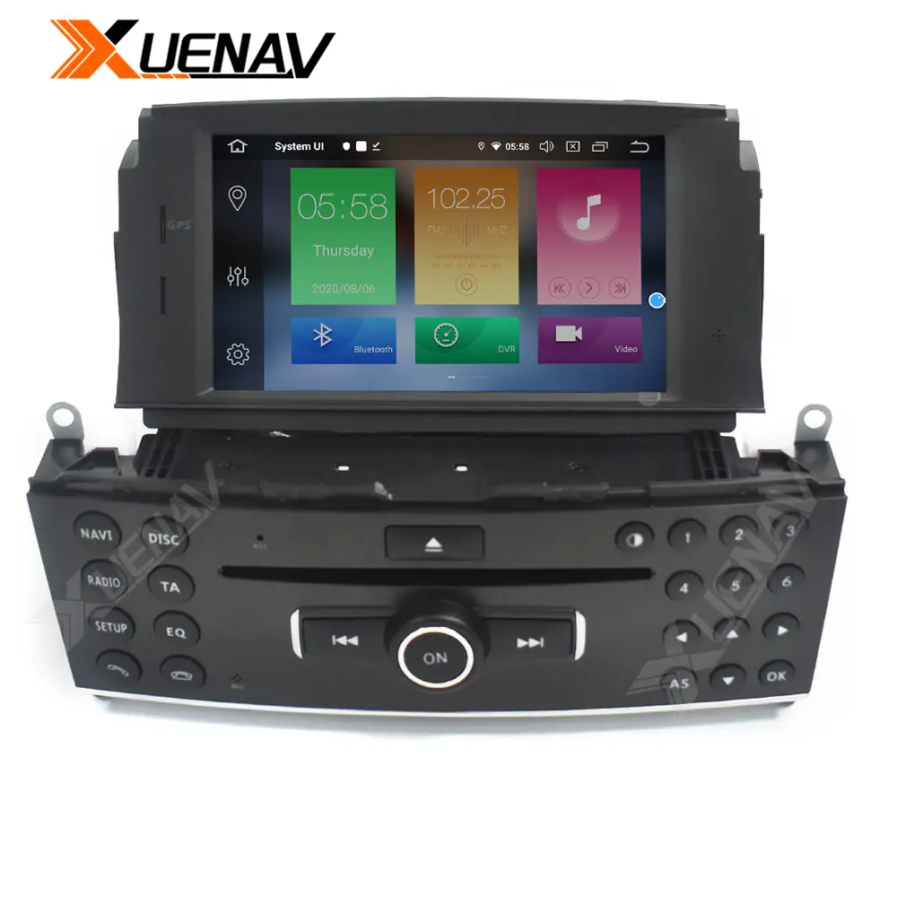 Ricevitore Stereo 2din autoradio multimedia player Per Mercedes Benz C200 C180 W204 2007-2010 Car stereo autoradio auto audio GPS