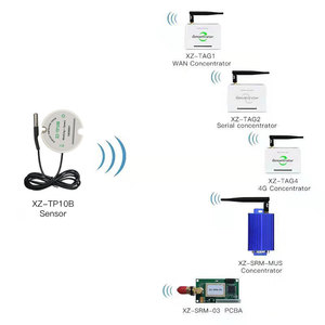 DS 18b20 Sensor de temperatura de refrigerante inalámbrico digital Termómetro de congelador de plástico ABS Sistema de monitoreo de temperatura OEM ODM - Product Image 4