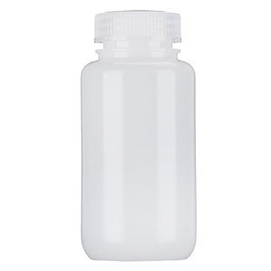 Botella de Laboratorio de Ciencia, 1000m, l1L, HDPE, con cierre de PP, natural, boca ancha, contenedor de tapas para productos químicos - Product Image 1