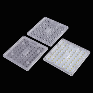Объектив с матрицей 60 / 90/80x150 градусов светодиодный модуль 3030 SMD светодиодных печатных плат 130x130 мм 64 светодиодных линз - Product Image 2
