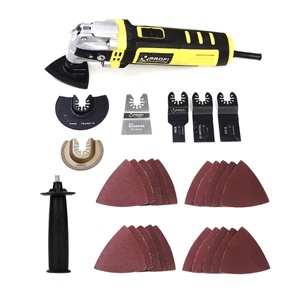 Quality 400W 27PCS <strong>Multi</strong>-<strong>Oscillating</strong> <strong>Tool</strong> 6 <strong>Variable</strong> <strong>Speed</strong> <strong>Oscillating</strong> <strong>Multi</strong> <strong>Tool</strong> Quick Change System Support OEM - Product Image 2
