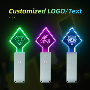 LED ışık özel şekil konser gece kulübü aksesuarları tezahürat sopa konser için ışık sopa sopa Up değnek - Product Image 5