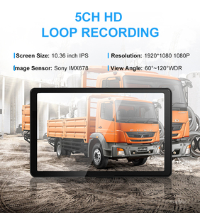 Auto <strong>Vehicle</strong> All Round 360 Degree Full Around Panoramic Surround Voiture Security Bird View 3d Avm Car Camera System for Truck - Product Image 3
