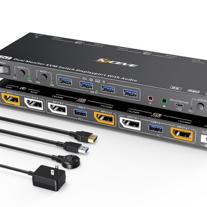 热卖8K DP USB KVM交换机，带USB3.0新品低价KVM鼠标和键盘支持充足库存 - Product Image 2