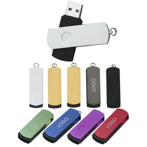 便携式廉价迷你金属钥匙<span class=keywords><strong>USB</strong></span> 3.0 2.0定制标志旋转闪存驱动器u盘128gb 256gb 512gb 1TB 2TB拇指驱动器
