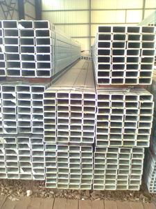 Tubo RHS Aço Hot Dip Galvanizado Tubo Quadrado Retangular Oco Seção <span class=keywords><strong>ERW</strong></span> Quadrado Tubo De Aço Galvanizado Preço