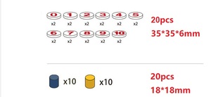 インタラクティブな0-10ナンバーボード: 子供のための早期学習の楽しみ - Product Image 5