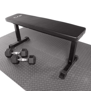 High Density Interlocking Puzzle Mat <strong>1</strong>/2&quot; Thick <strong>EVA</strong> <strong>Foam</strong> Exercise Gym Flooring Black 6 Pieces - Product Image 4