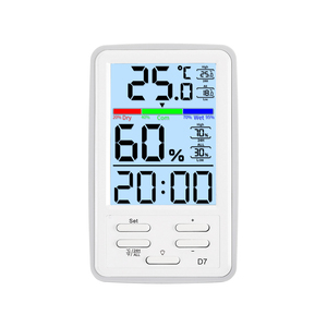 Digital Electronic Indoor <strong>Thermometer</strong> Hygrometer <strong>with</strong> Backlight, comfort Level Display, <strong>with</strong> <strong>Memory</strong> <strong>Function</strong> - Product Image 1