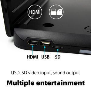 Ultra-sottile MP5 tetto auto soffitto 11.6 pollici Filp Down monitor 8 Core 2 + 32G Android 12 con WIFI Google YouTube telecomando USB - Product Image 6