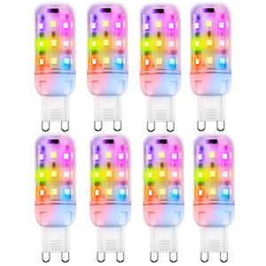 New <strong>Led</strong> Light Bulb <strong>RGB</strong> G9 14 Colors Dimmable 2.5W 110V 230V G9 With Remote Controlled Bulb - Product Image 2