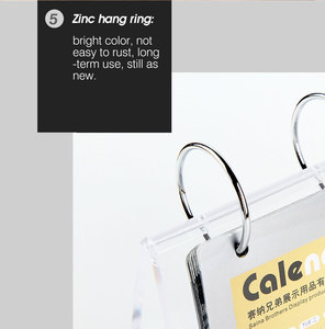 A6 A5 A4 Acrylic hiển thị đứng <span class=keywords><strong>PMMA</strong></span> nhà hàng đơn giấy Áp phích lịch dấu hiệu chủ với cho lật khung túi - Product Image 4