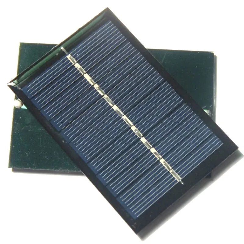 Painel solar padrão epóxi 6v 0.6w, polycrystalline, silicone diy, bateria, módulo de carga, mini brinquedo de célula solar 90*60mm