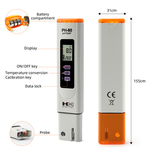 Medidor Digital de PH/temperatura con función de calibración automática, PH-80 de calidad del agua - Product Image 3