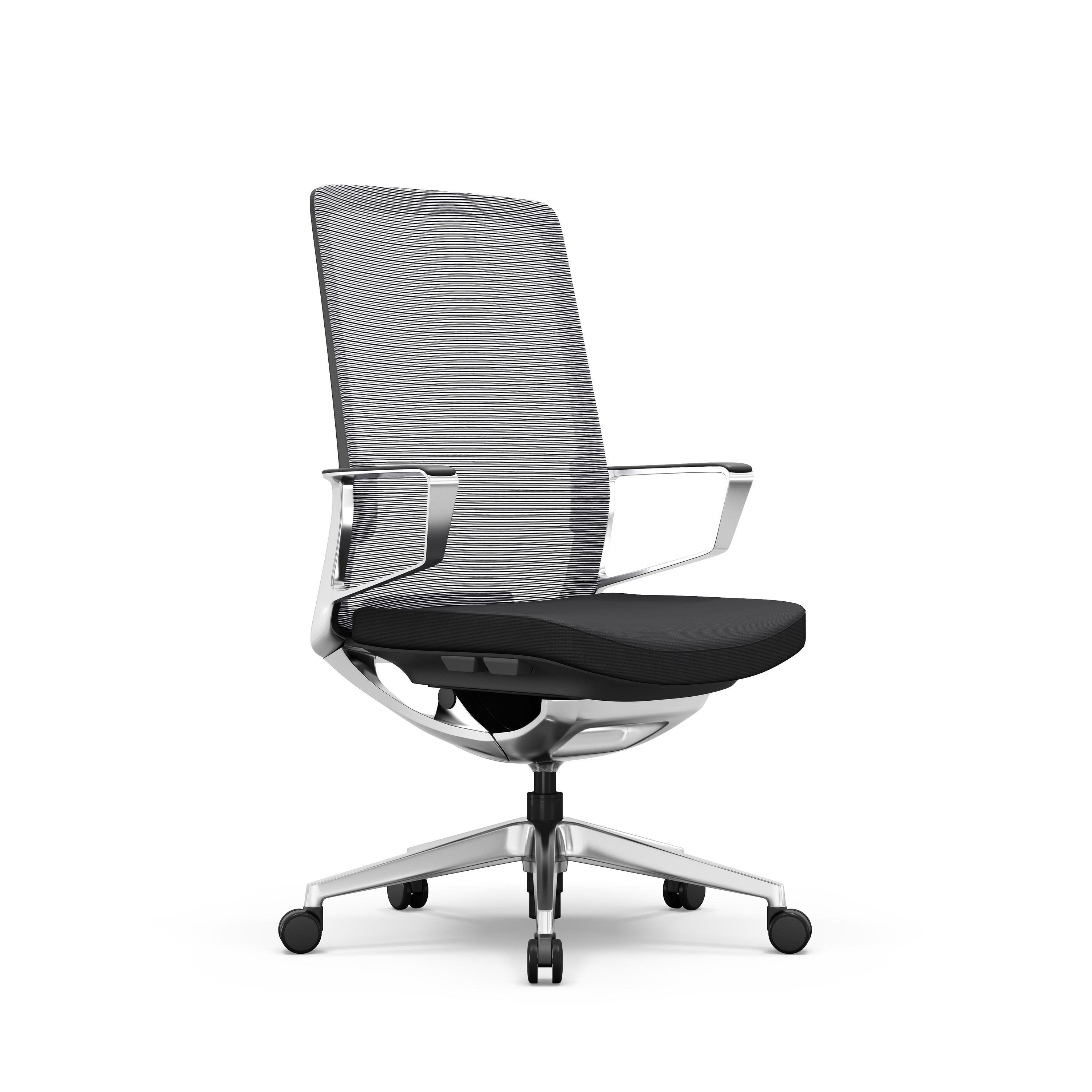 Black cotton cushion aluminum armrest