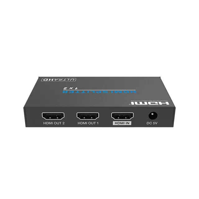 1x2 HDMI 2.0b Splitter 1 2 out Ultra HD 3D 4K @ 60Hz EDID 2.2 ile EDID