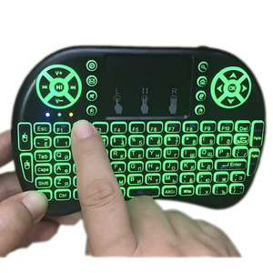 Mini tastiera i8 più economica retroilluminata 3 colori 2.4G MINI tastiera wireless air mouse telecomando - Product Image 3